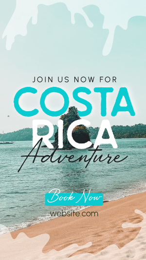 Welcome To Costa Rica Instagram Story Image Preview