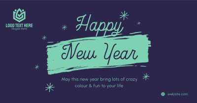 New Year Greet Facebook ad