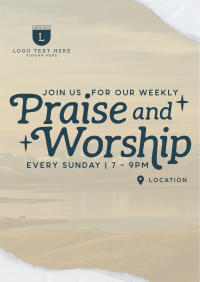 Praise & Worship Poster Design