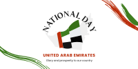 National UAE Flag Twitter Post Image Preview