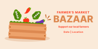 Farmers Market Twitter Post Design