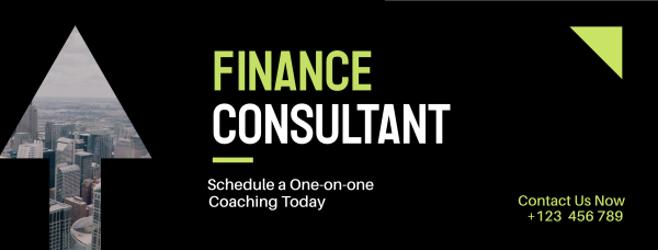 Finance Consultant Facebook Cover Design Image Preview