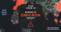 Beware Of Omicron Facebook Ad Design