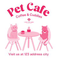 Pet Cafe Opening T-shirt Image Preview