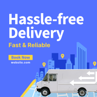 Reliable Delivery Service Instagram Post Design