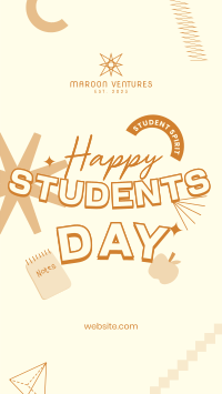 Happy Students Day TikTok Video Image Preview