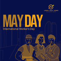 May Day All-Star Instagram Post Design