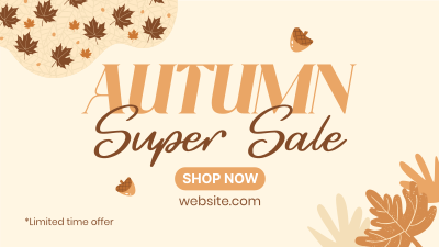 Autumn Season Sale Facebook event cover Image Preview