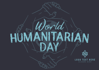 World Humanitarian Day Postcard Design