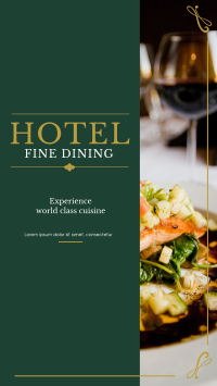 Hotel Fine Dining Facebook Story Design