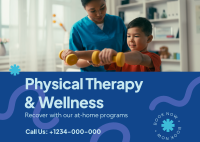 Physical Therapy At-Home Postcard Image Preview