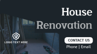 Simple Home Renovation Facebook Event Cover Design