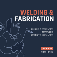 Welding & Fabrication Services Instagram Post Design