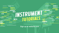 Music Instruments Tutorial Facebook event cover Image Preview