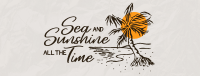 Sea and Sunshine Facebook cover Image Preview