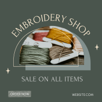 Embroidery Materials Instagram post Image Preview