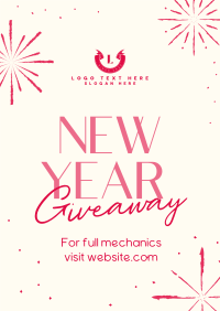 Sophisticated New Year Giveaway Poster Image Preview