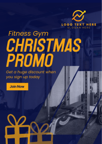 Christmas Fitness Flyer Image Preview