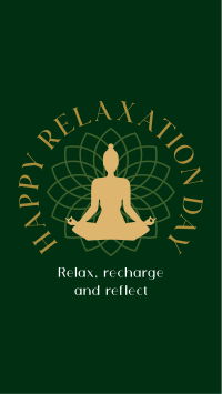 Meditation Day Facebook Story Design