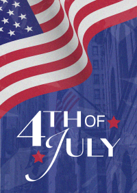 4th of July Flag Poster Image Preview