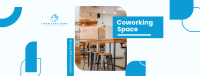 Coworking Curve and Point Facebook cover Image Preview