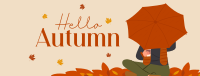 Hello Autumn Greetings Facebook cover Image Preview