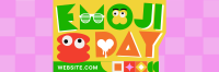 Emoji Day Greeting Twitter header (cover) Image Preview