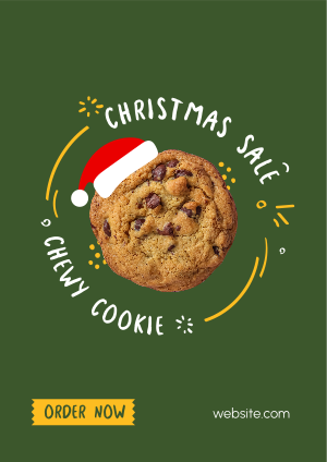 Chewy Cookie for Christmas Flyer Image Preview