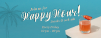 Classy Happy Hour Facebook cover Image Preview