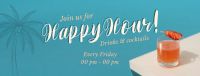 Classy Happy Hour Facebook Cover Preview