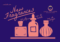 Fresh Fragrance Postcard Design