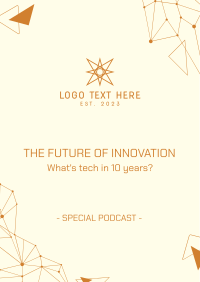 Technology Podcast Flyer Design