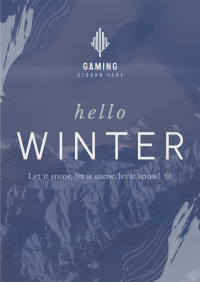 Winter Greeting Poster Image Preview