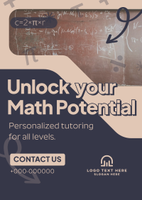 Math Professional Tutor Poster Preview