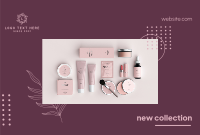 Simple Pink Cosmetics Pinterest Cover Design