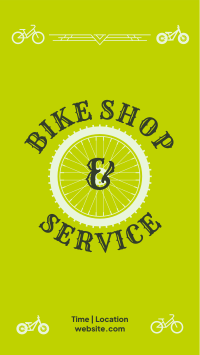Bike Shop and Service Instagram story Image Preview