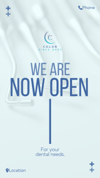 Dental Clinic Opening Instagram reel Image Preview