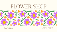 Flower & Gift Shop Facebook Event Cover Design