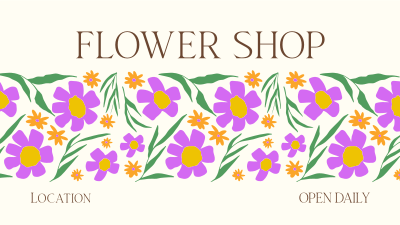 Flower & Gift Shop Facebook event cover Image Preview