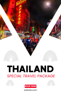 Thailand Travel Package Facebook Story Design