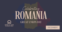Romanian Celebration Facebook Ad Design