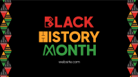 Black History Triangles Facebook event cover Image Preview