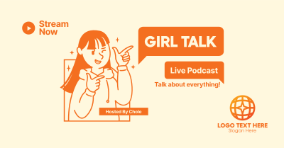 Girl Talk Facebook Ad Image Preview