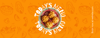 Today's Menu Facebook cover Image Preview