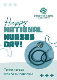 Healthcare Nurses Day Poster Design