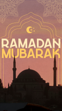 Traditional Ramadan Greeting Facebook Story Design