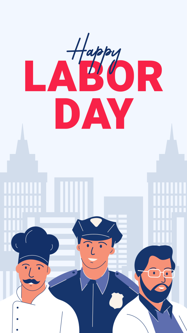 Happy Labor Day Instagram Story Design Image Preview