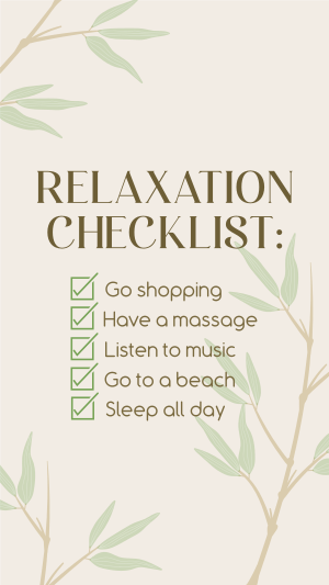 Nature Relaxation List Instagram reel Image Preview