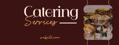 Delicious Catering Services Facebook cover Image Preview