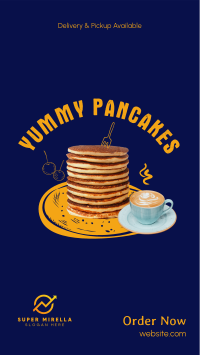 Delicious Breakfast Pancake  Facebook Story Image Preview